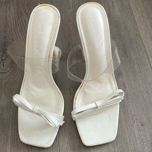 Cape Robbin champagne glass shaped heels ladies sz 7